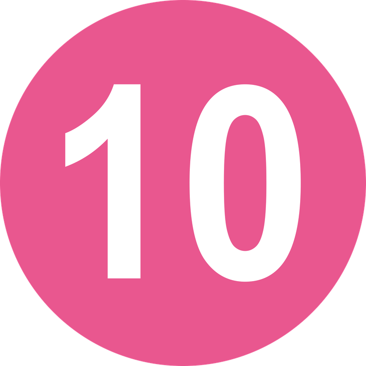 10 Number PNG
