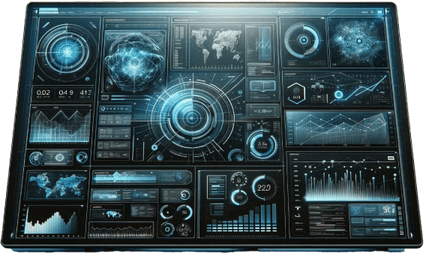 Futuristic Computer PNG