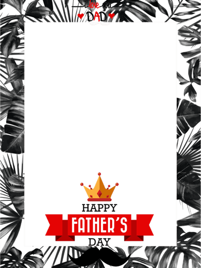 Fathers Day Border PNG