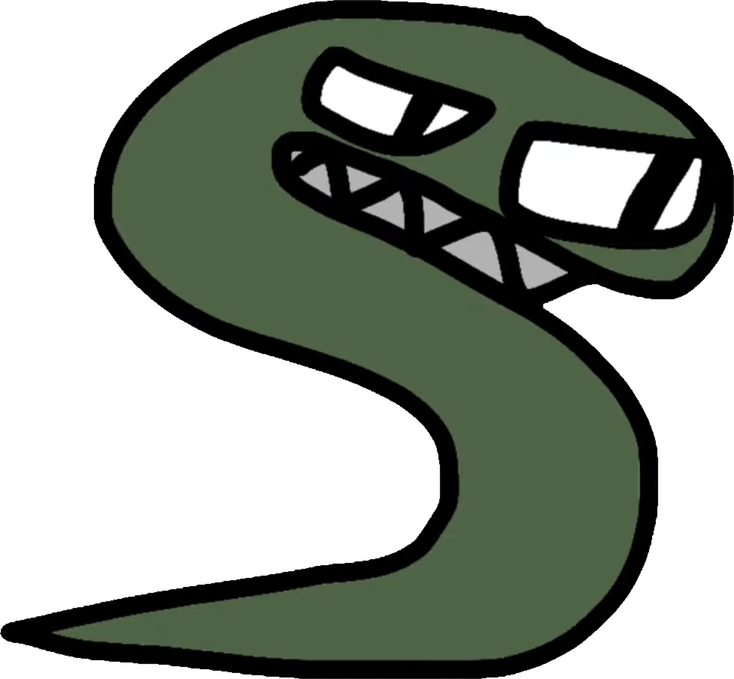 Alphabet Lore Letter S PNG