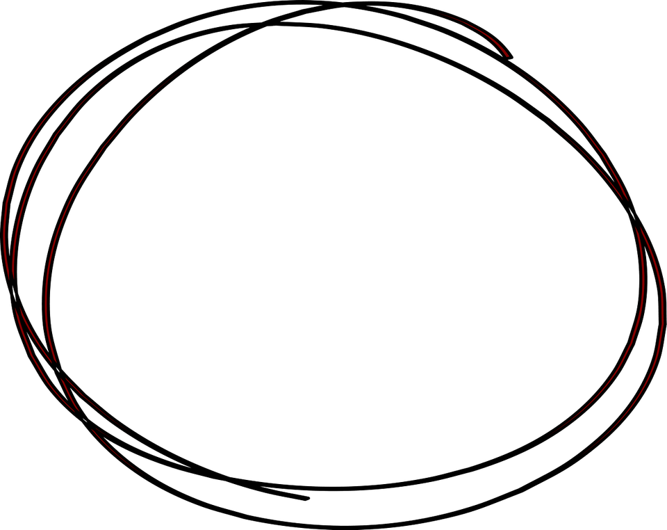 Scribble Circle PNG