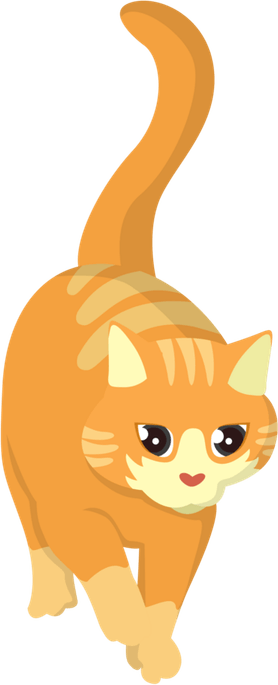 Cat Walking PNG