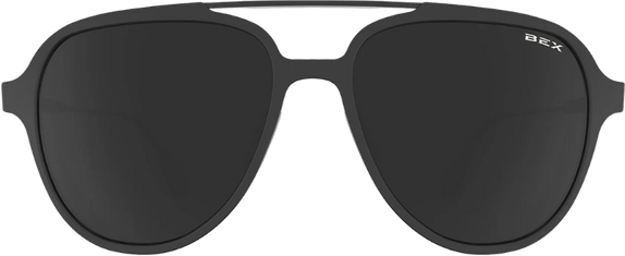 Black Aviator Glasses PNG
