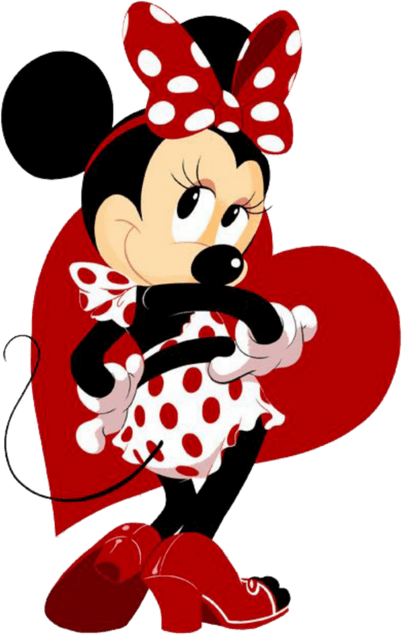 Red Minnie Mouse PNG