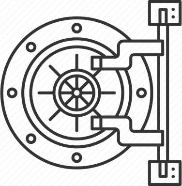 Bank Vault Door PNG