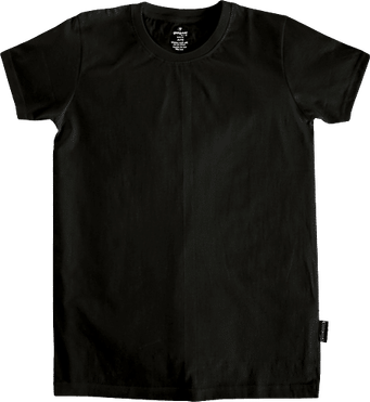 Blank T Shirt Black PNG