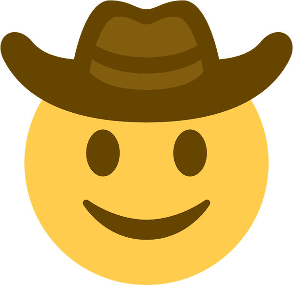 Cowboy Emoji PNG