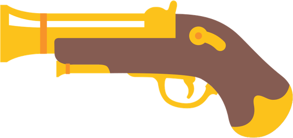 Gun Emoji PNG