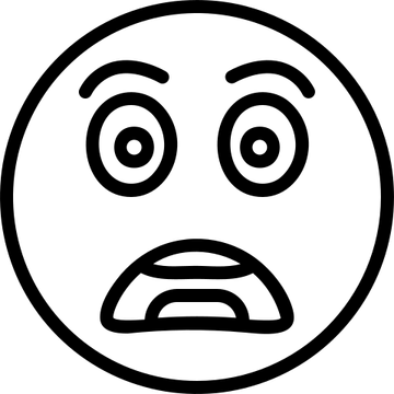 Fearful Emoji PNG