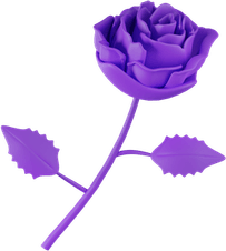 Purple Rose PNG