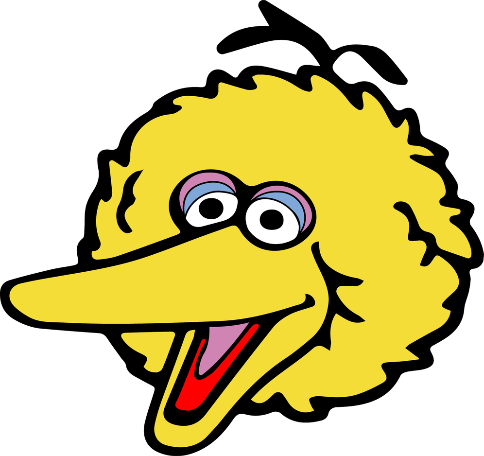 Sesame Street Big Bird PNG