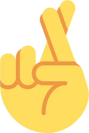 Fingers Crossed Emoji PNG