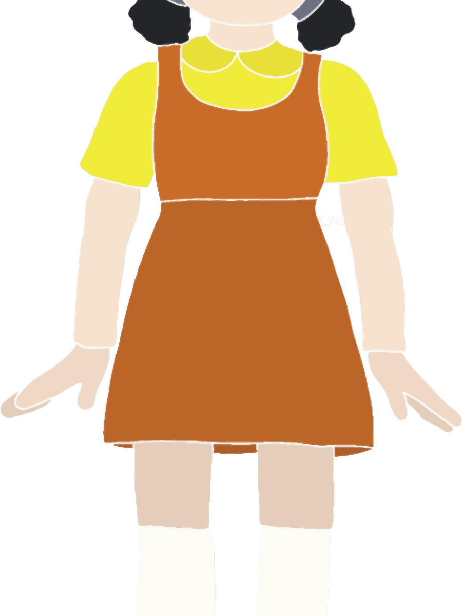 Squid Game Doll PNG