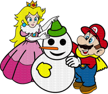 Christmas Mario PNG