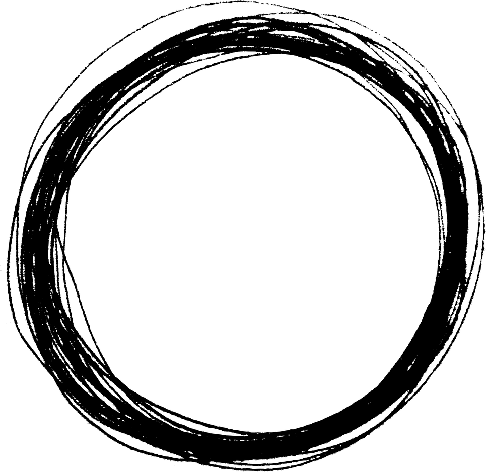 Hand Drawn Circle PNG
