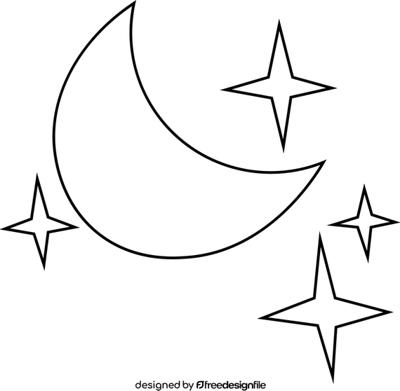 Star Moon PNG