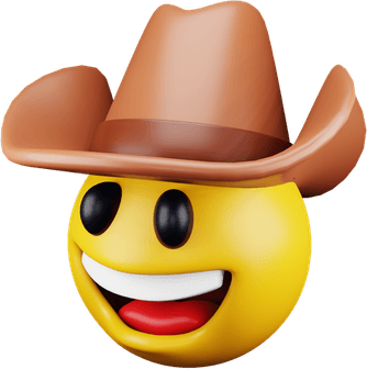 Cowboy Emoji PNG