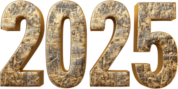3d 2025 Text PNG