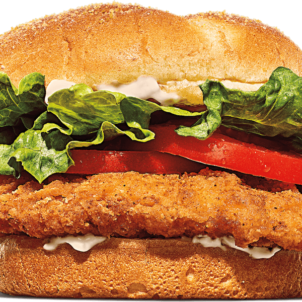 Chicken Fillet Burger PNG