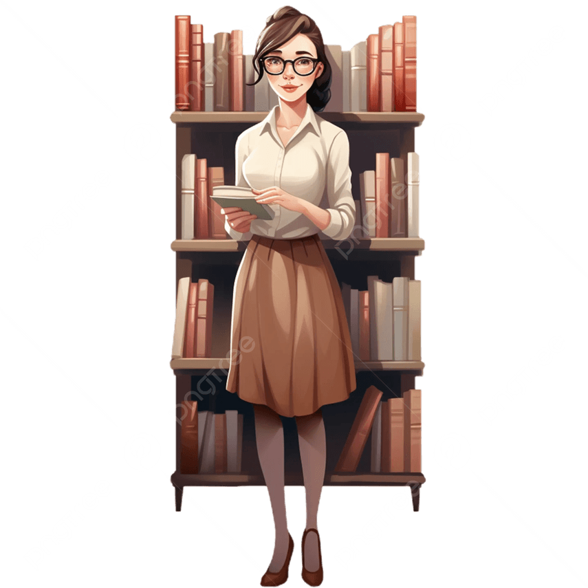 Librarian PNG