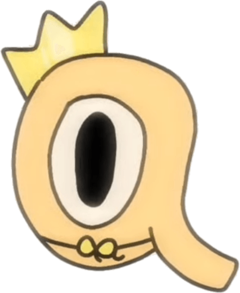 Alphabet Lore Letter Q PNG