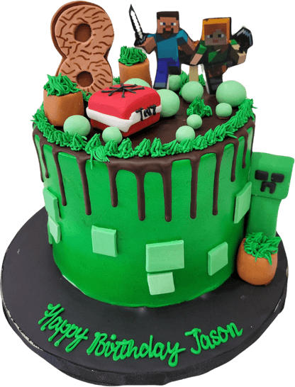 Minecraft Cake PNG