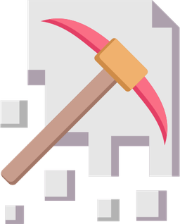 Minecraft Netherite Pickaxe PNG