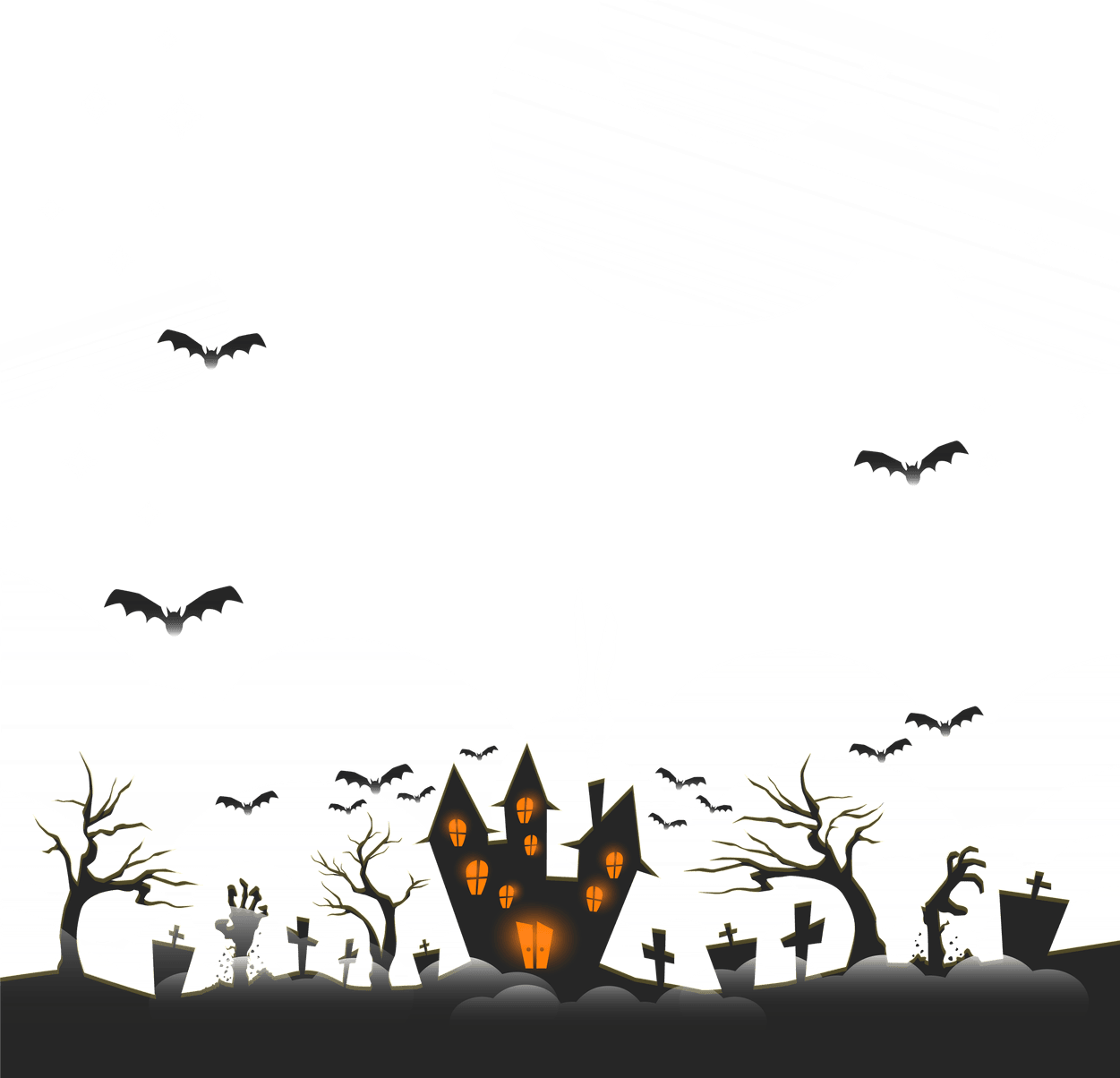 Halloween Party Decorations PNG