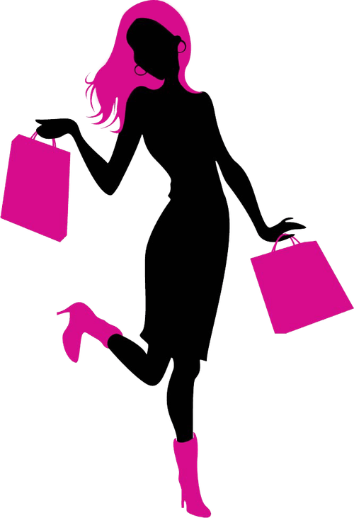 Girl Shopping Bag PNG