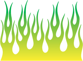 Green Flame PNG