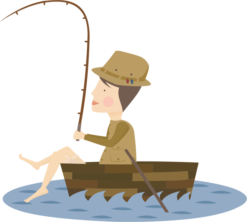 Fishing Cartoon PNG