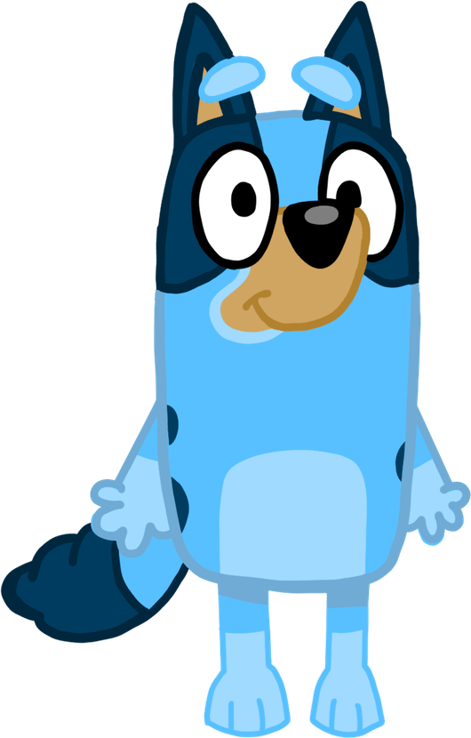 Bluey And Bingo Dancing PNG