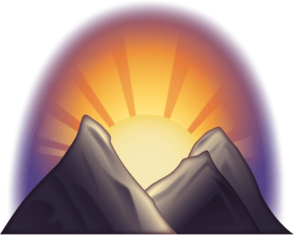 Mountain Emoji PNG