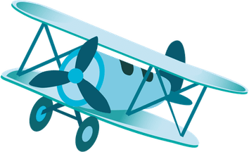 Vintage Airplane PNG