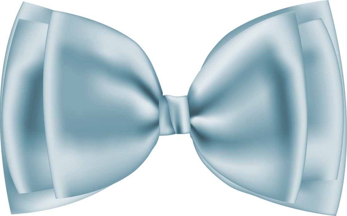 Baby Blue Bow PNG