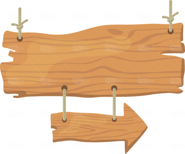 Wood Sign PNG
