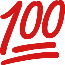 100 Emoji PNG
