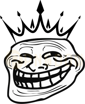 Creepy Troll Face PNG