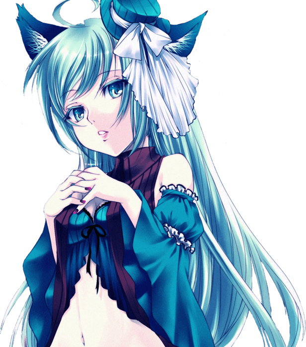 Cute Anime Girl PNG