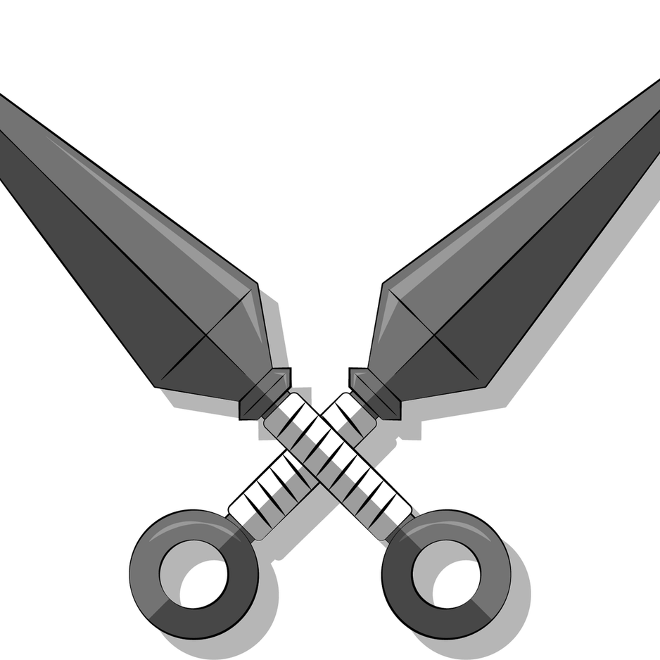 Naruto Kunai Knife PNG