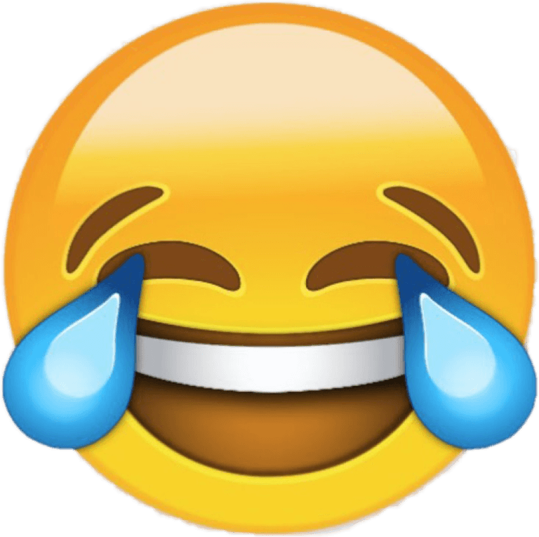 Laughing Crying Emoji PNG