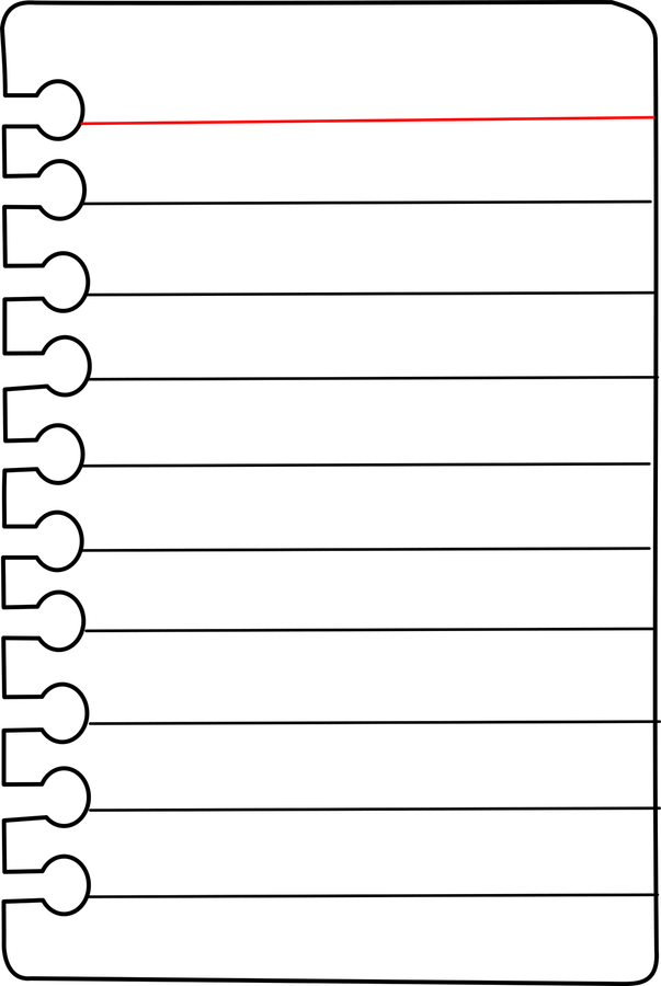 Lined Paper PNG