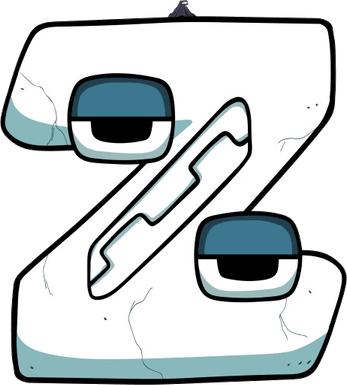 Alphabet Lore Letter Z PNG