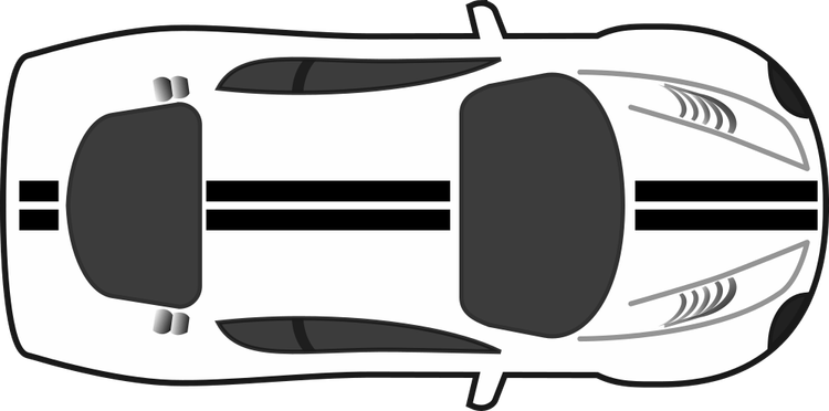 Car Cartoon Top View PNG