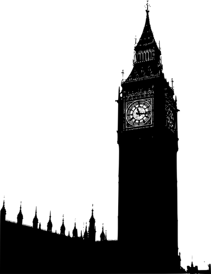 London Clock Tower PNG