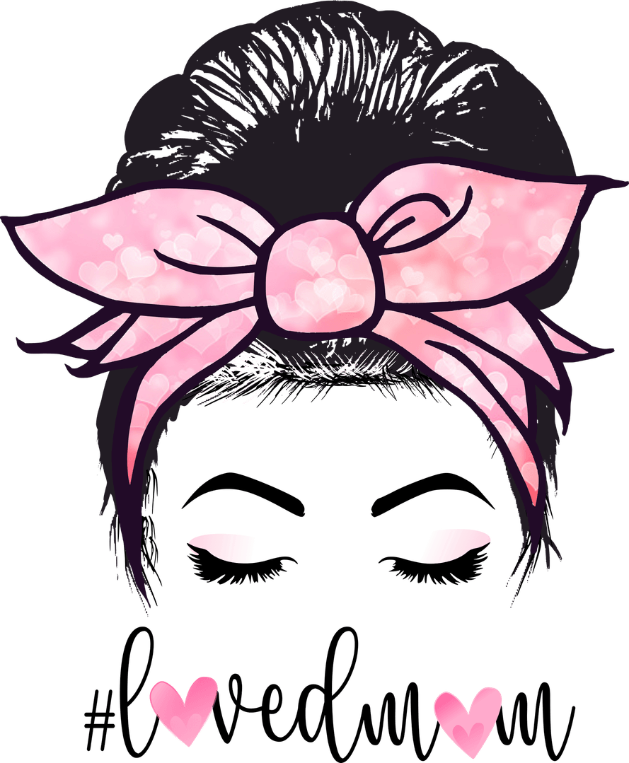 Messy Bun PNG