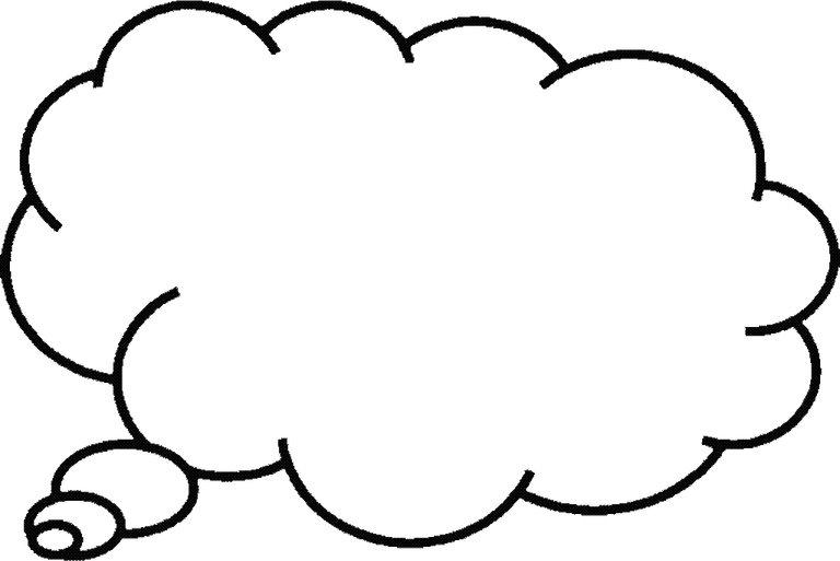Cloud Bubble PNG