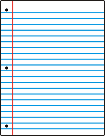 Lined Paper PNG