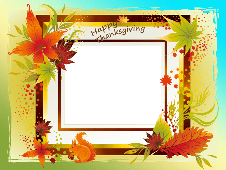 Thanksgiving Frame PNG