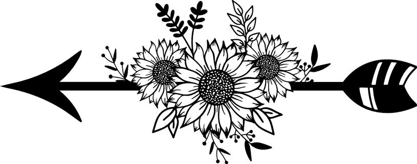 Boho Arrow Art PNG